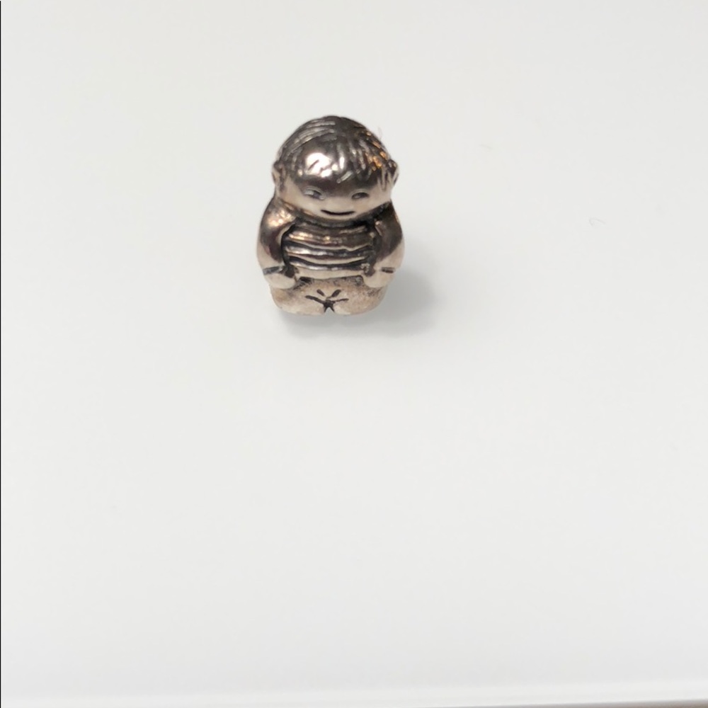 💯%Authentic Retired Pandora Sterling Silver Boy